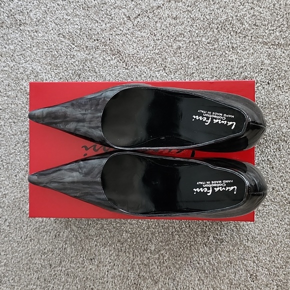 Laura Ferri Italian Leather Heels, Handmade, Beautiful, VGUC With Box - Picture 2 of 6